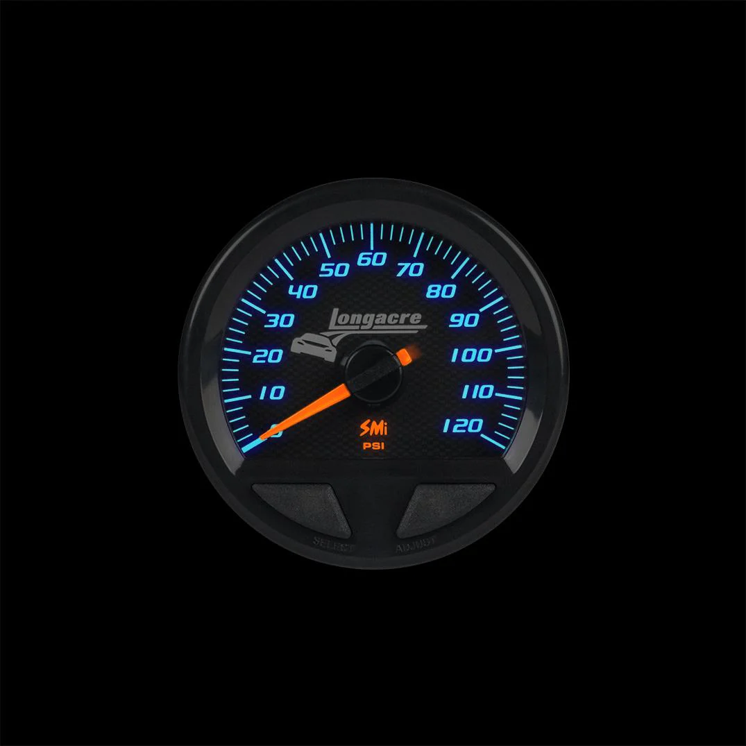SMi™ Elite Waterproof Gauges, Fuel Pressure 0-120 psi, Sensor Not Included - Image 2