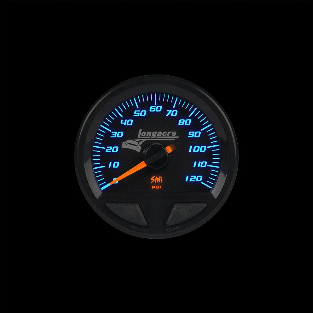 SMi™ Elite Waterproof Gauges, Oil Pressure 0-120 psi, Sensor Not Included - Image 2
