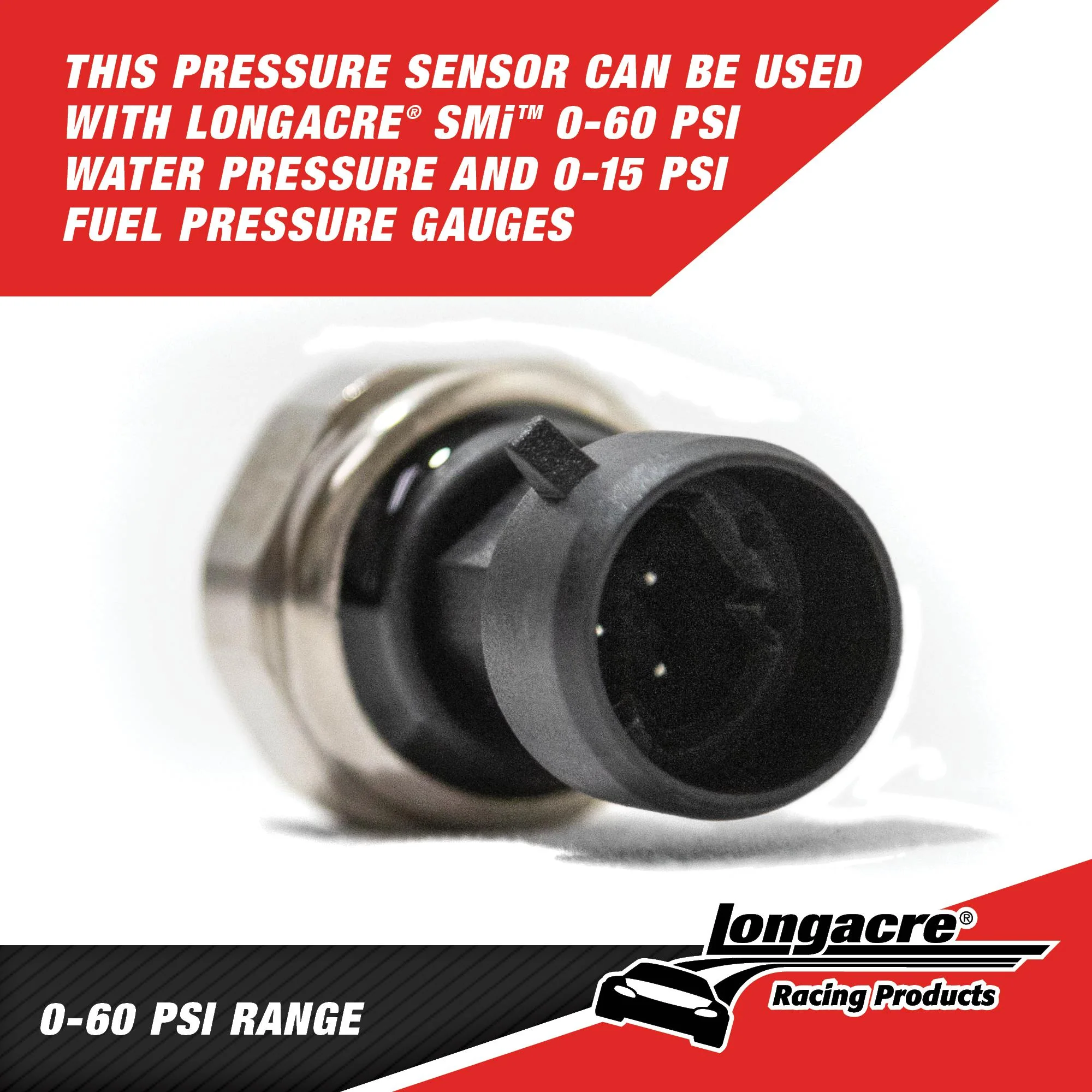 SMi™ Pressure Sensor - 0-15 psi Fuel Pressure, 0-60 Water Pressure - Image 2