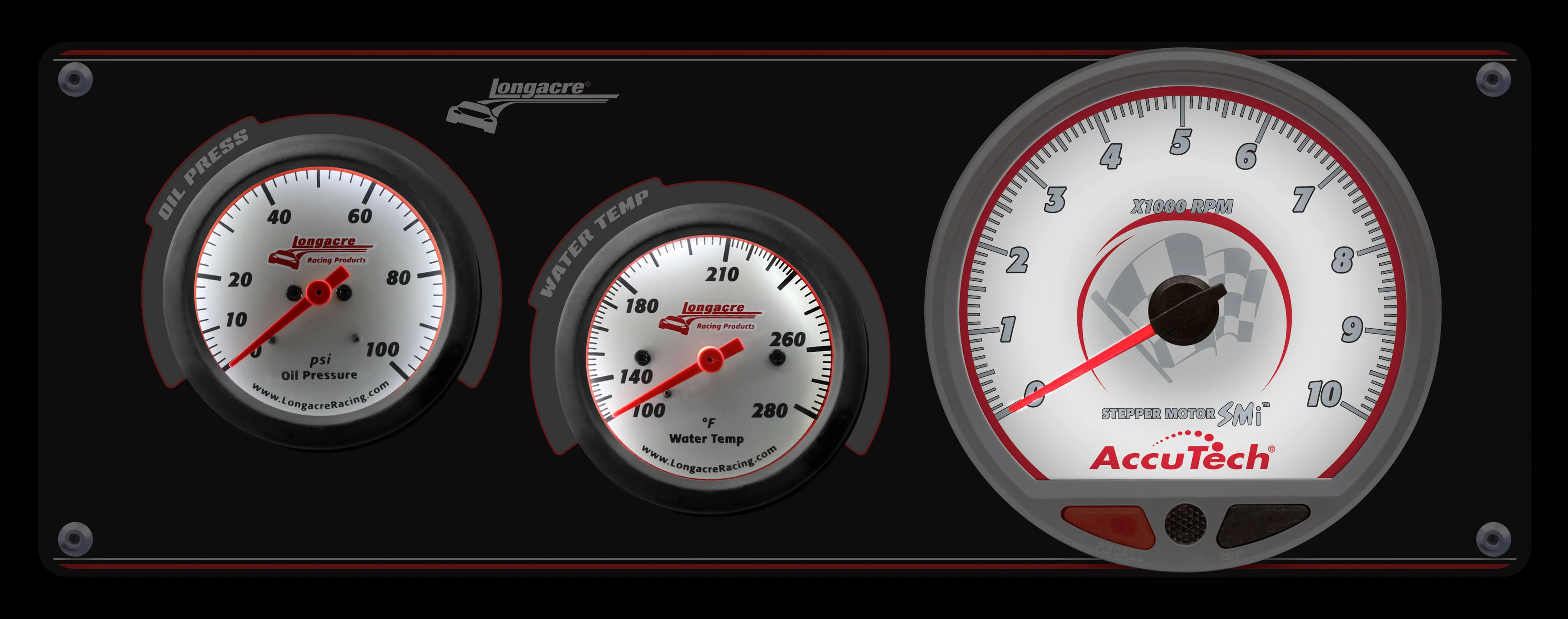 Sportsman™ Elite 2 Gauge Panel w/Tach Oil Pressure, Water Temperature - Image 2