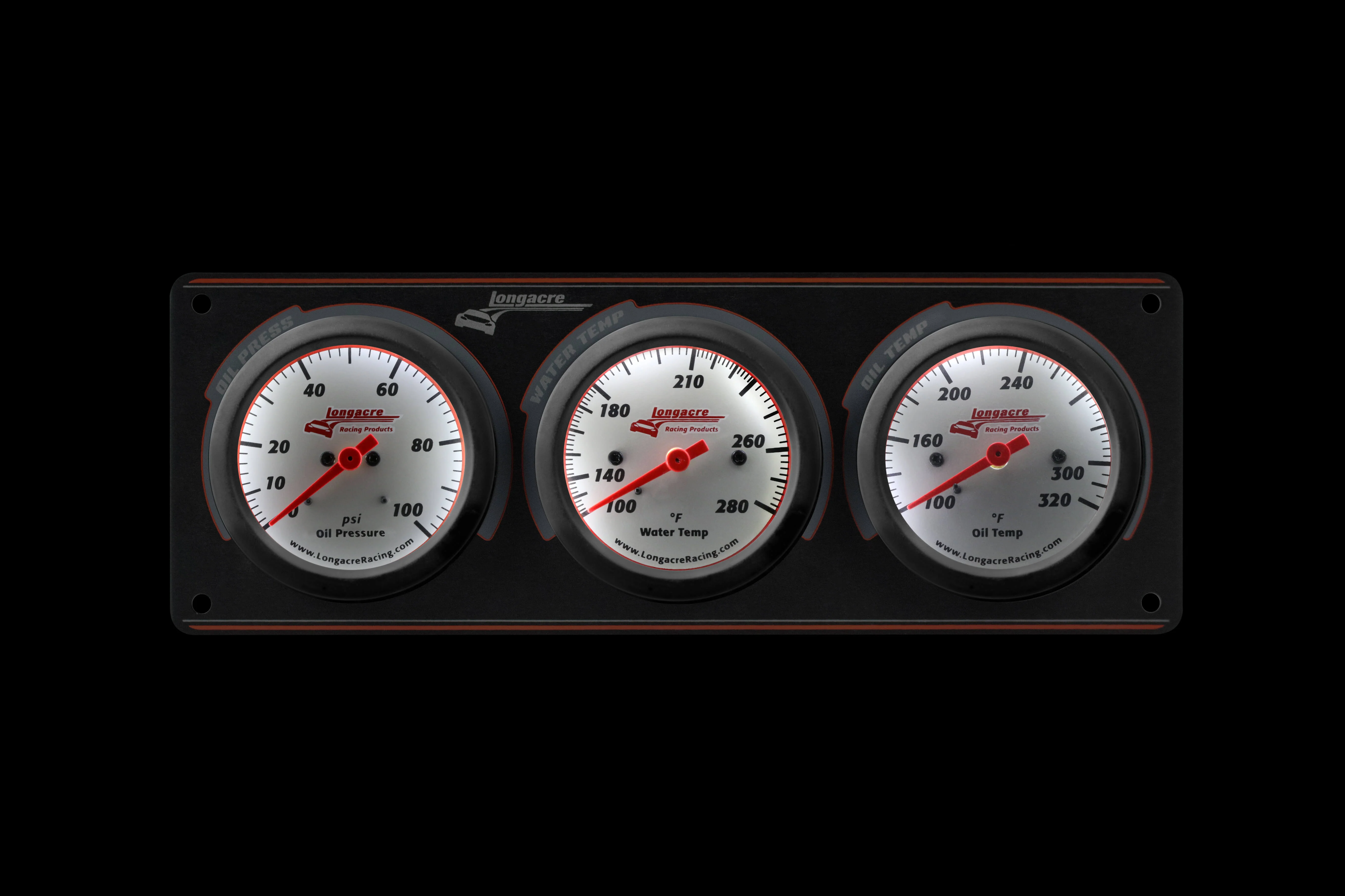 Sportsman™ Elite 3 Gauge Panel Oil Pressure, Water Temperature, Oil Temperature - Image 2